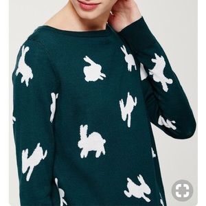 Ann Taylor Loft Bunny Rabbit Sweater